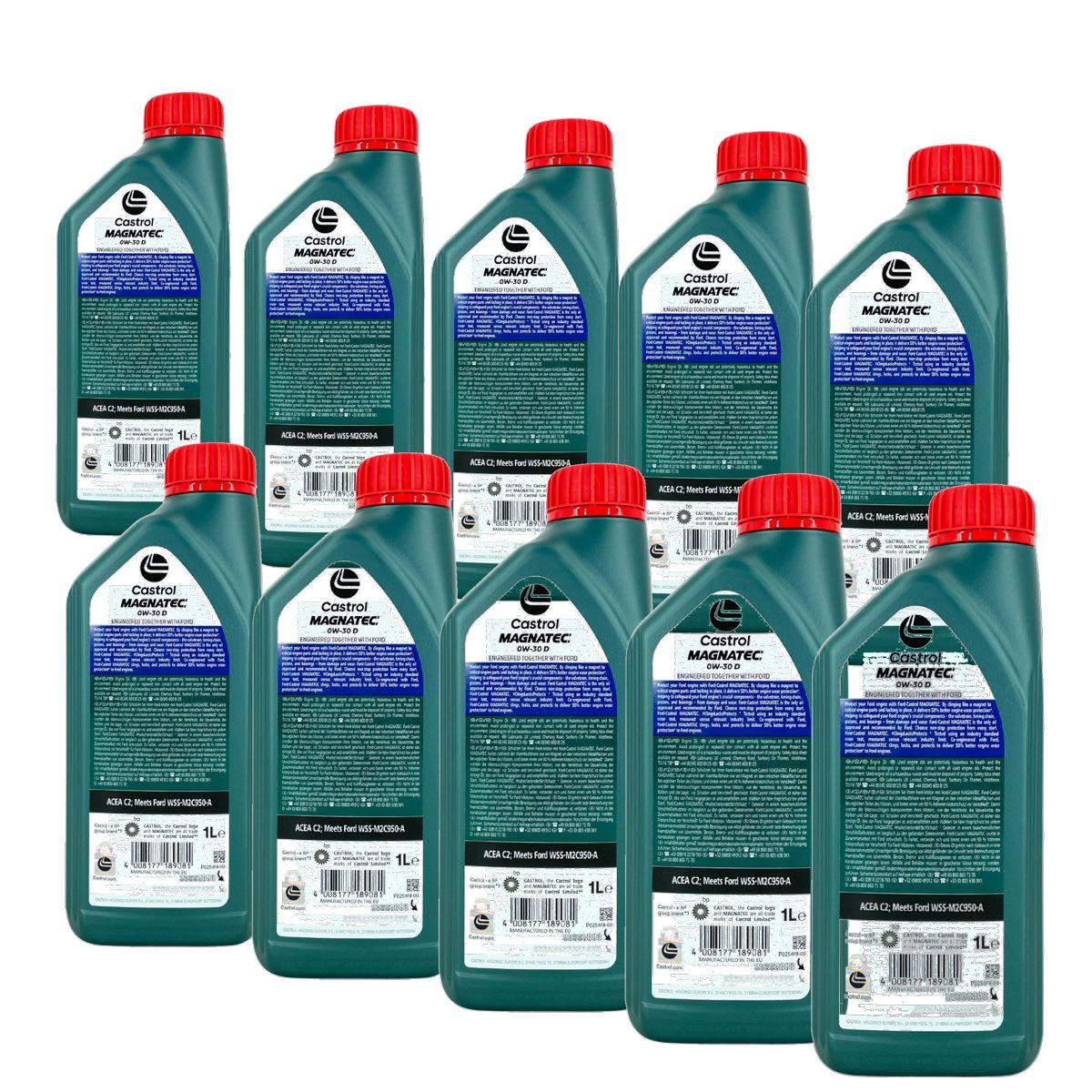 Ford Castrol Magnatec 0W-30 D 10x1 Liter