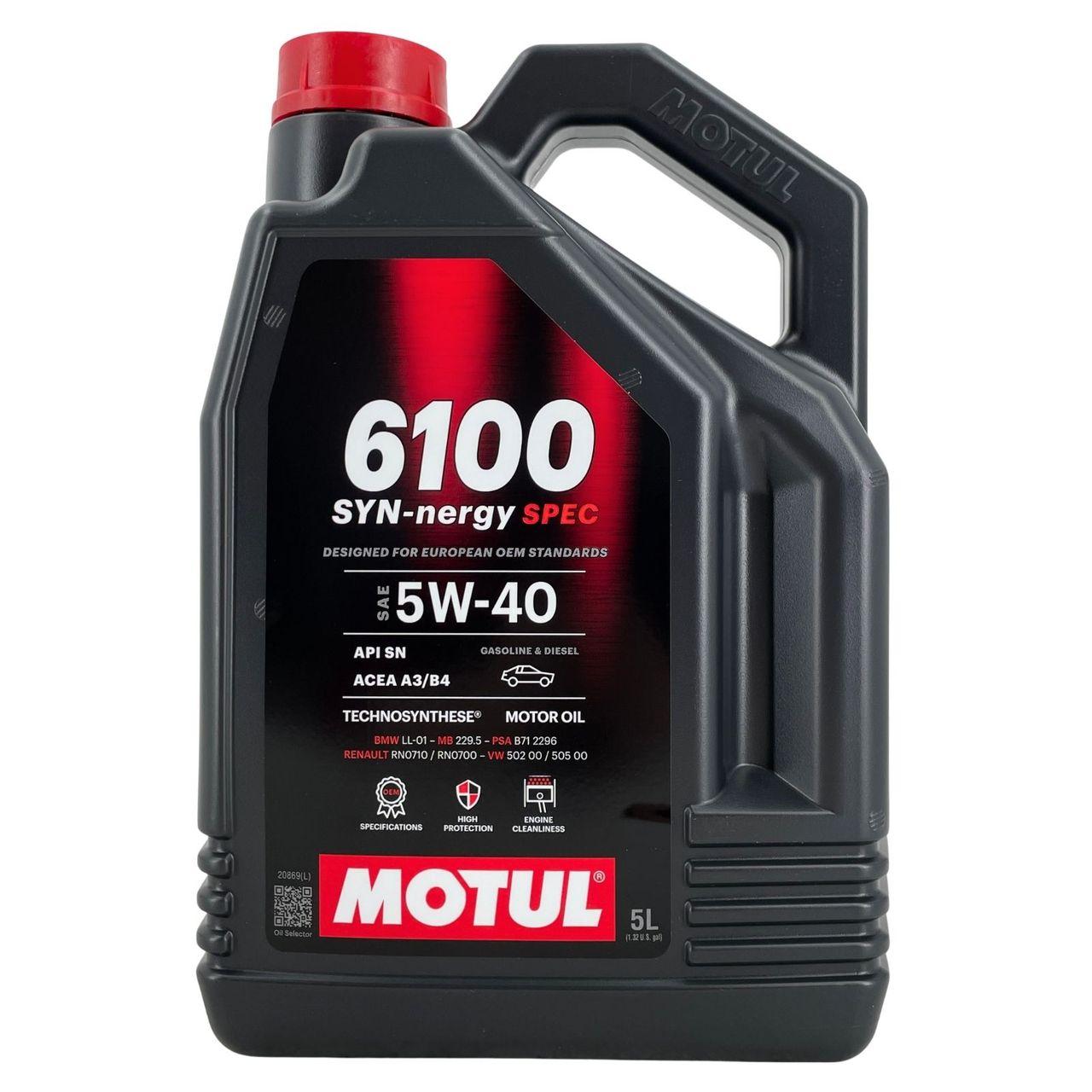 Motul 6100 SYN-nergy SPEC 5W-40 5 Liter