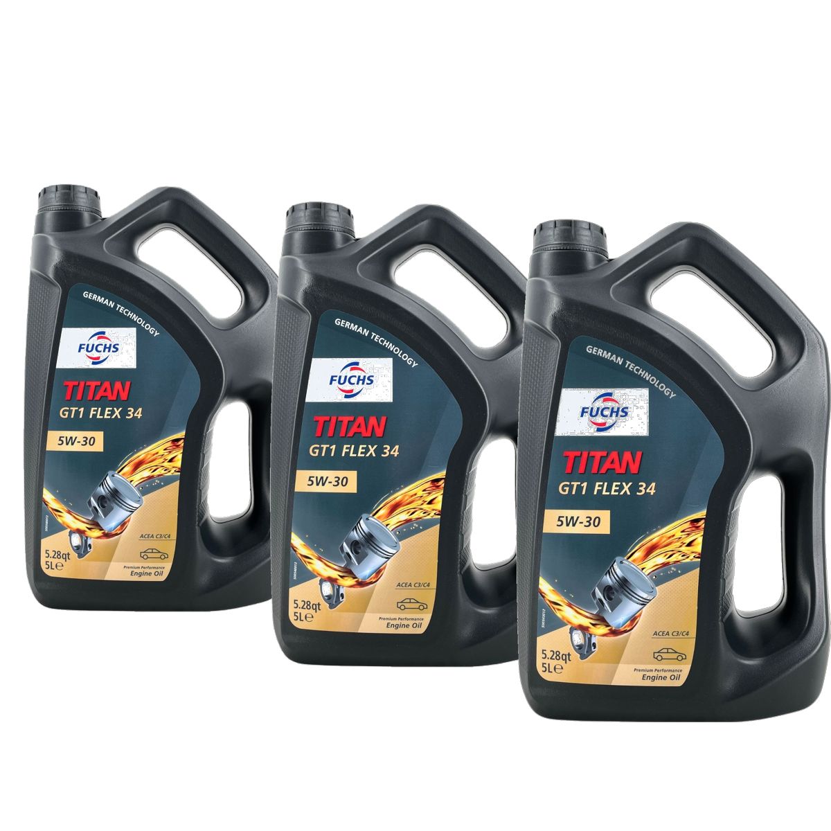 Fuchs Titan GT1 Flex 34  5W-30 3x5 Liter