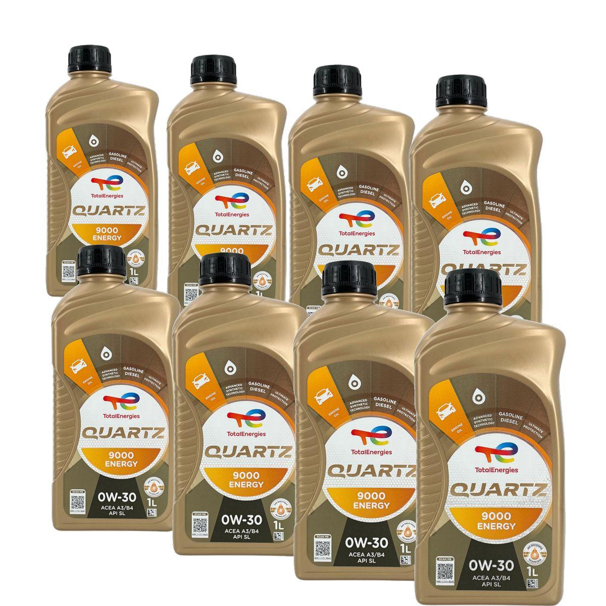 Total Quartz 9000 Energy 0W-30 8x1 Liter