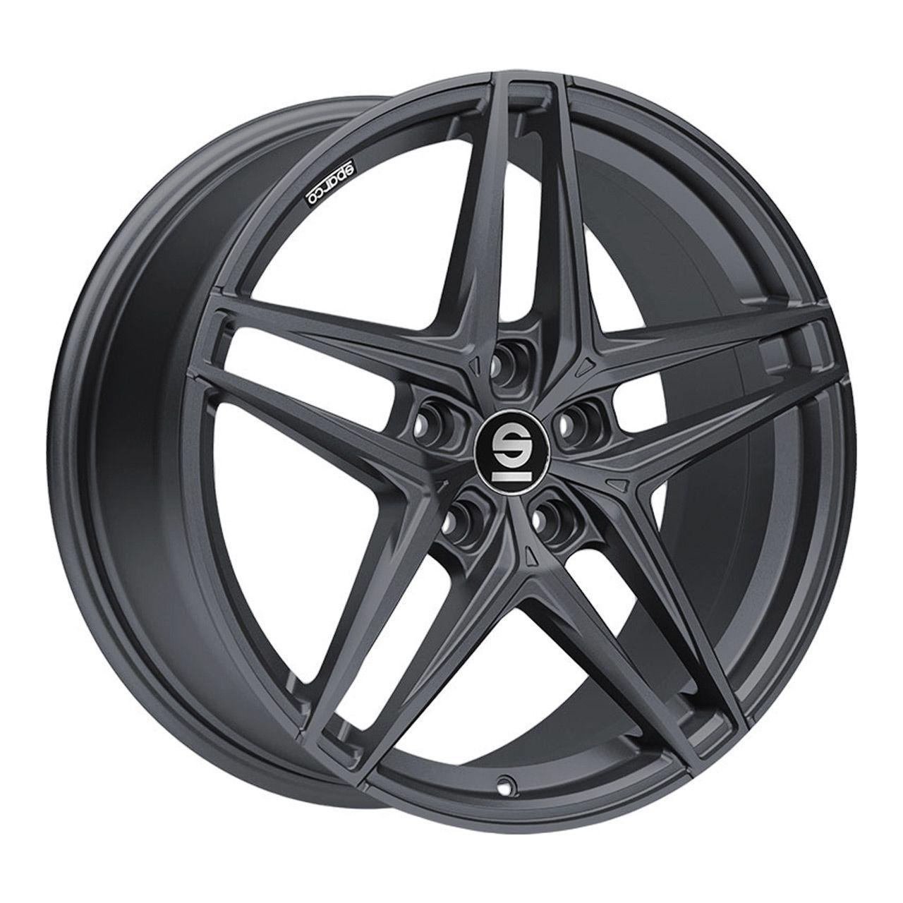 SPARCO RECORD matt graphite 7.5Jx17 5x100 ET35