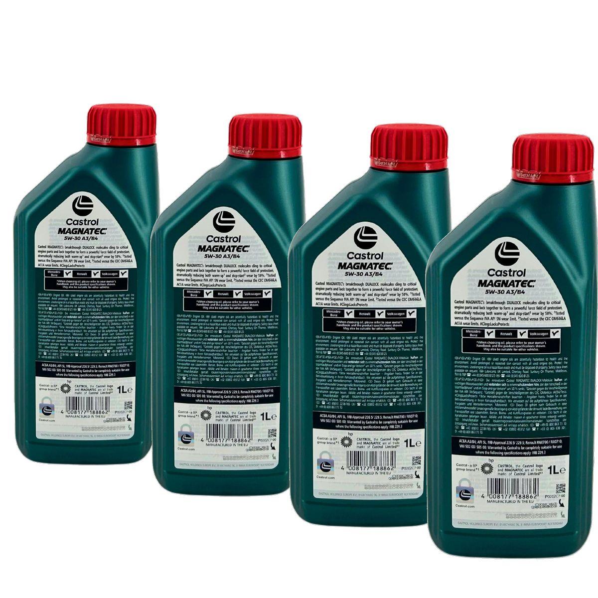 Castrol Magnatec 5W-30 A3/B4 4x1 Liter