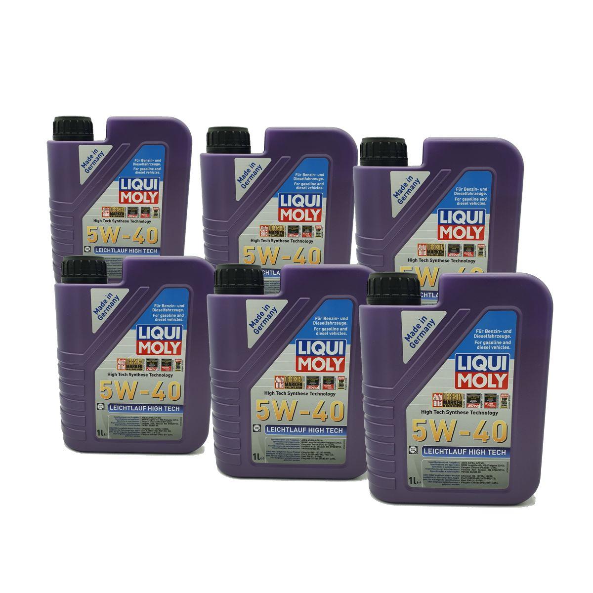 Liqui Moly Leichtlauf High Tech 5W-40 6x1 Liter