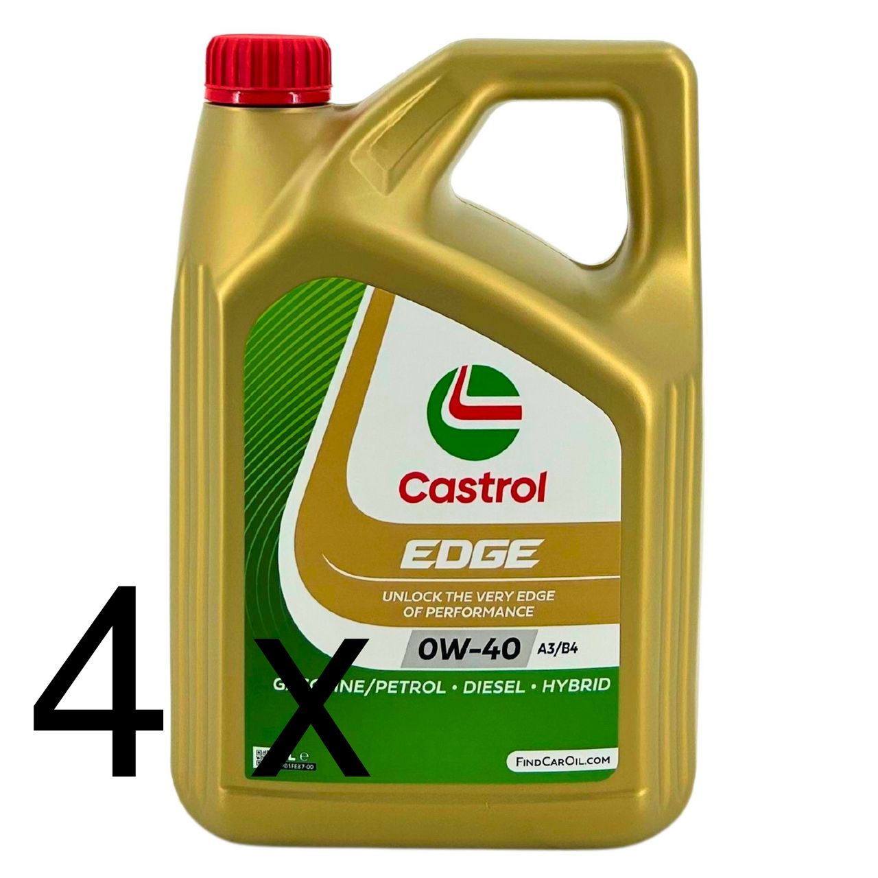 Castrol Edge 0W-40 A3/B4 4x4 Liter Castrol Edge 0W-40 A3/B4 4x4 Liter