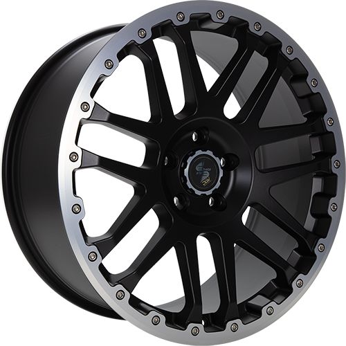 ETABETA COMBAT CV Black matt lip + cap polished 9.0Jx20 6x114 ET30