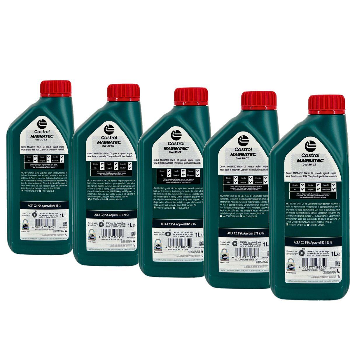 Castrol Magnatec 0W-30 C2 5x1 Liter