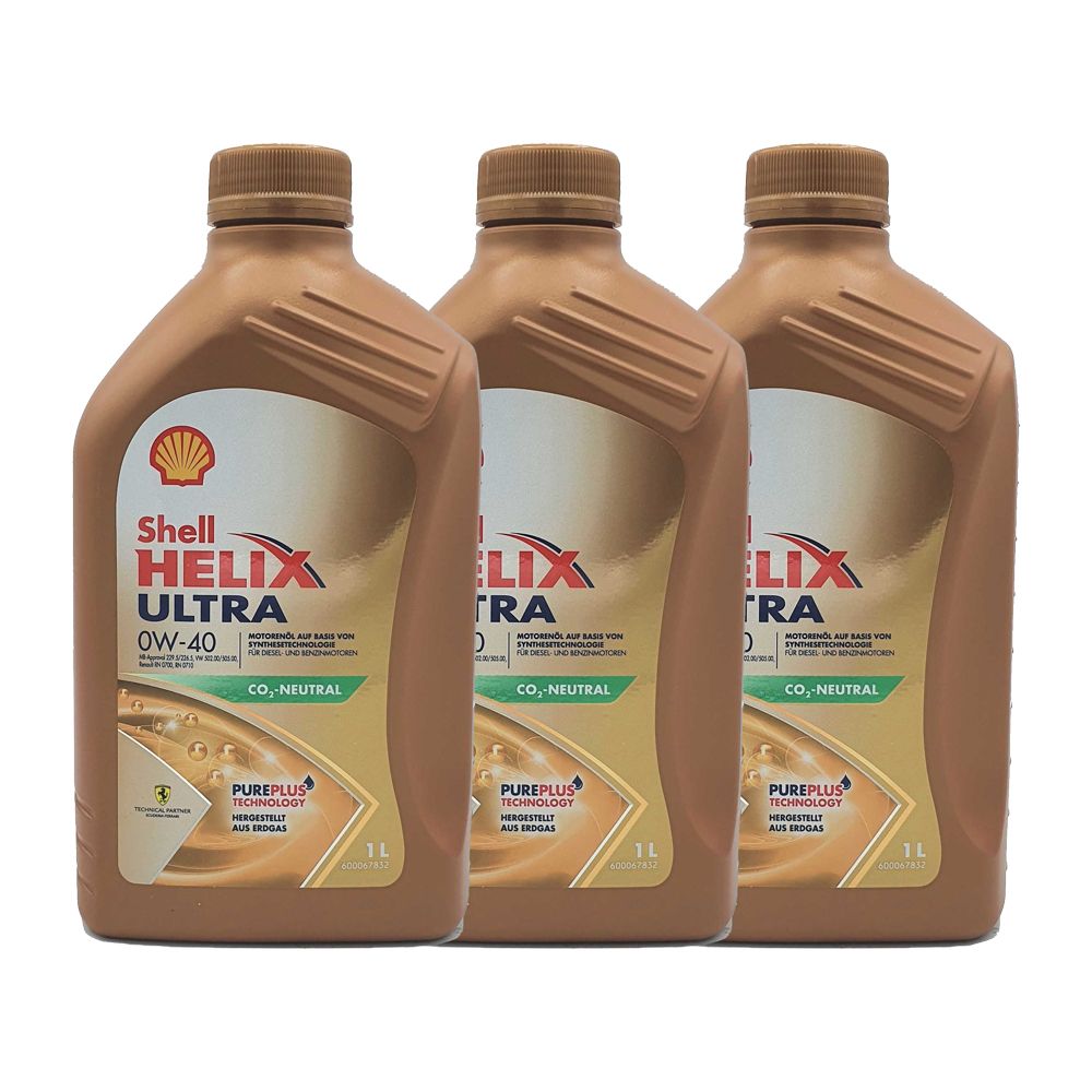 Shell Helix Ultra 0W-40 3x1 Liter