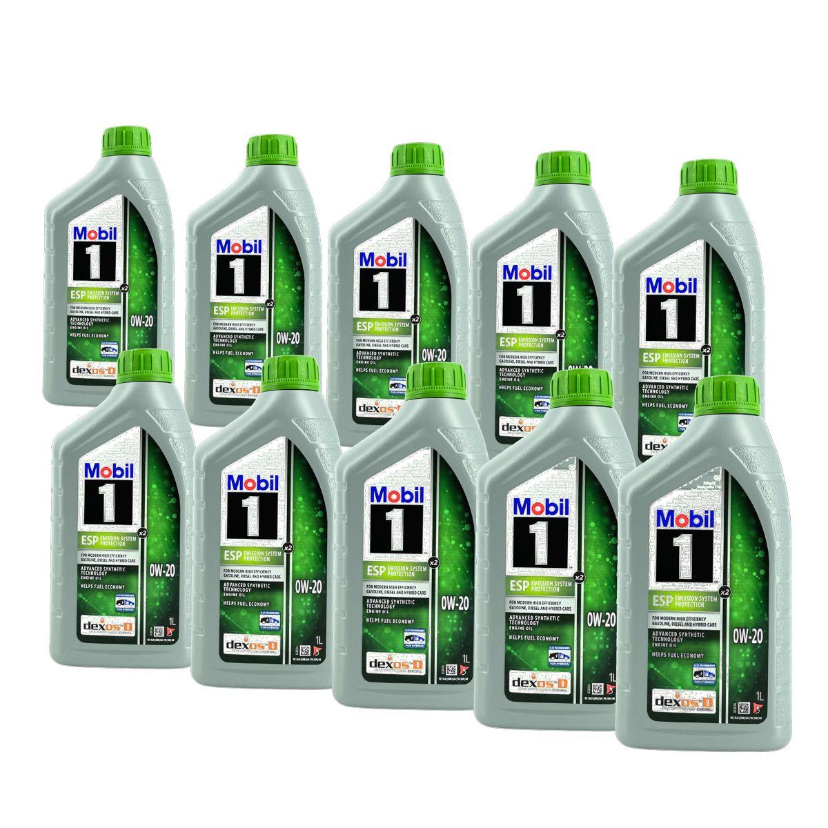 Mobil 1 ESP X2 0W-20 10x1 Liter