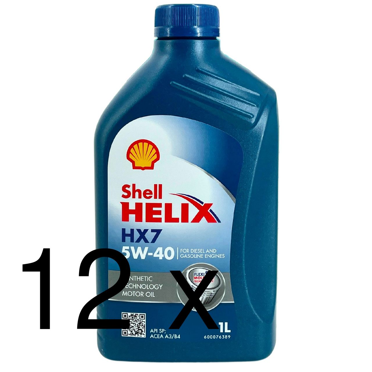 Shell Helix HX7 5W-40 12x1 Liter