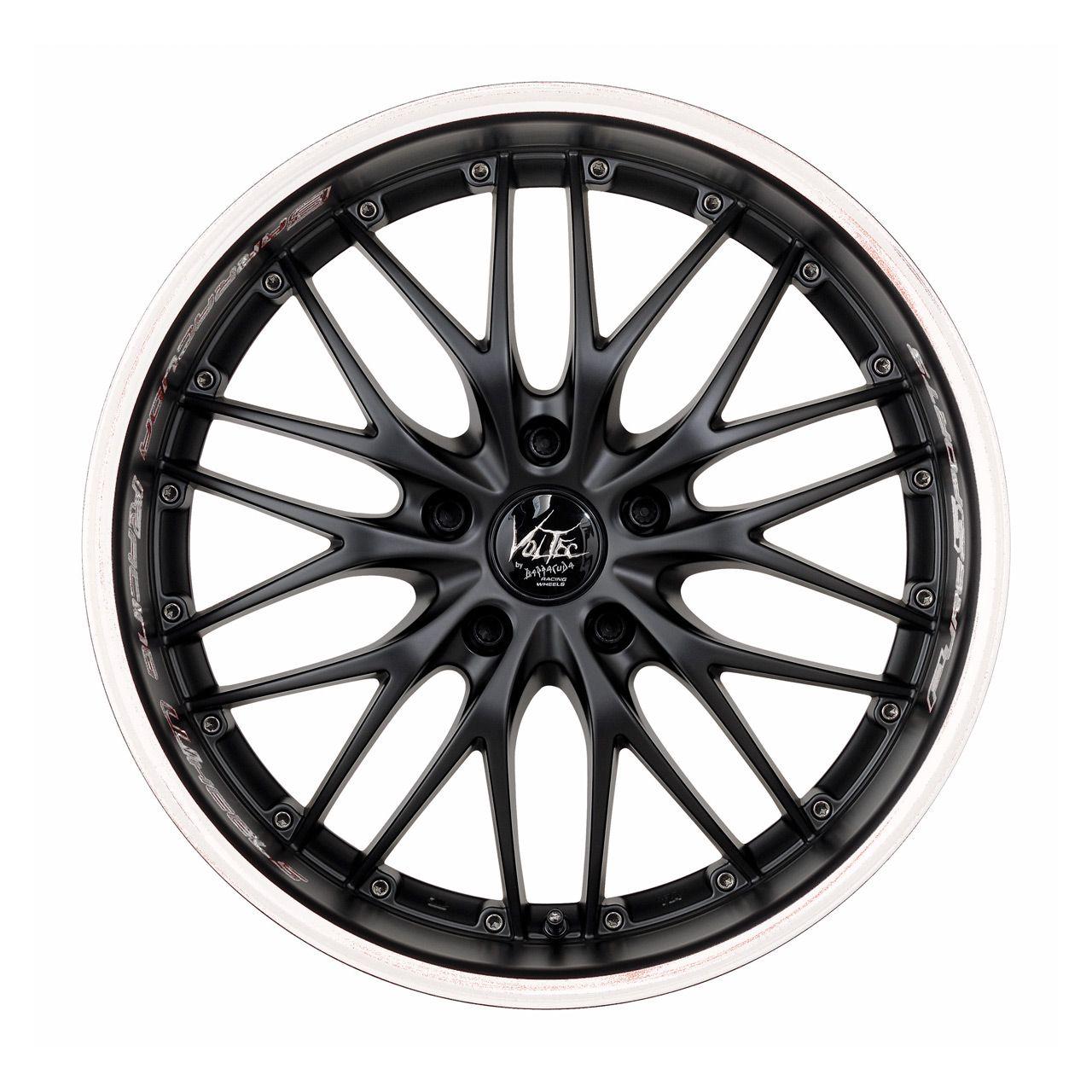 BARRACUDA VOLTEC T6 mattblack puresports color trim weiss 8.0Jx17 5x112 ET45