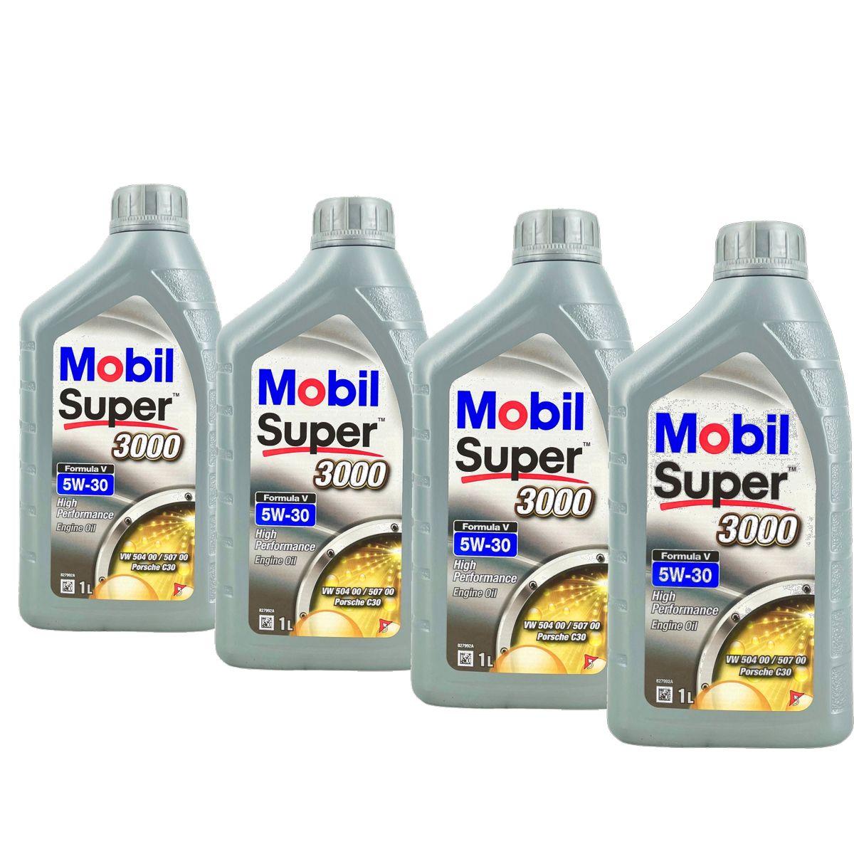 Mobil Super 3000 Formula V 5W-30 4x1 Liter