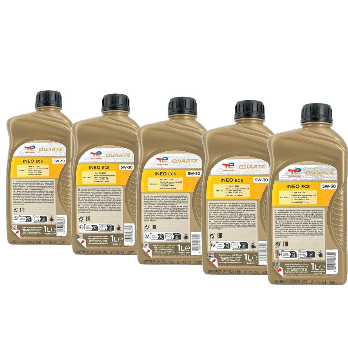 Total Quartz Ineo ECS 5W-30 5x1 Liter