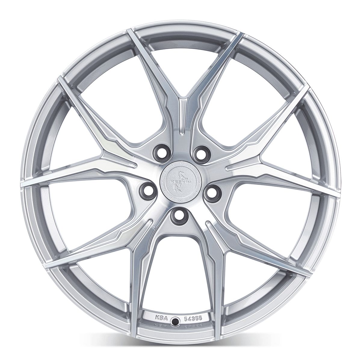 KESKIN WHEELS KT19N silver front polished 8.5Jx19 5x112 ET30