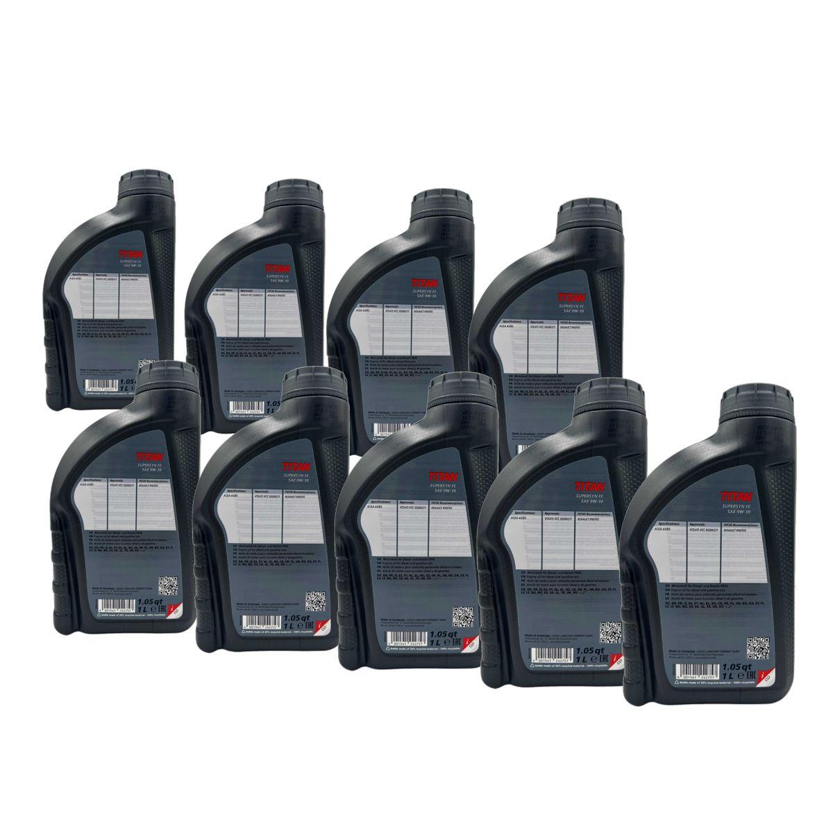 Fuchs Titan Supersyn FE 0W-30 9x1 Liter