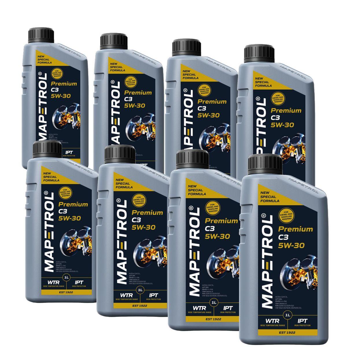 Mapetrol Premium C3 5W-30 8x1 Liter