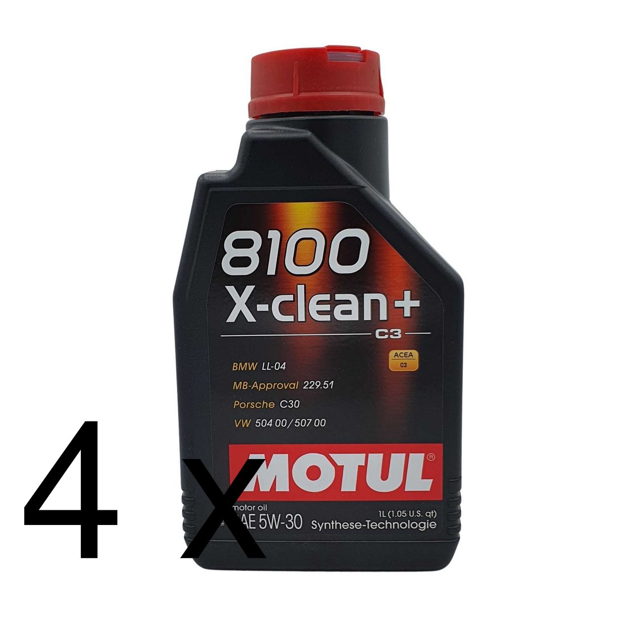 Motul 8100 X-clean+ 5W-30 4x1 Liter