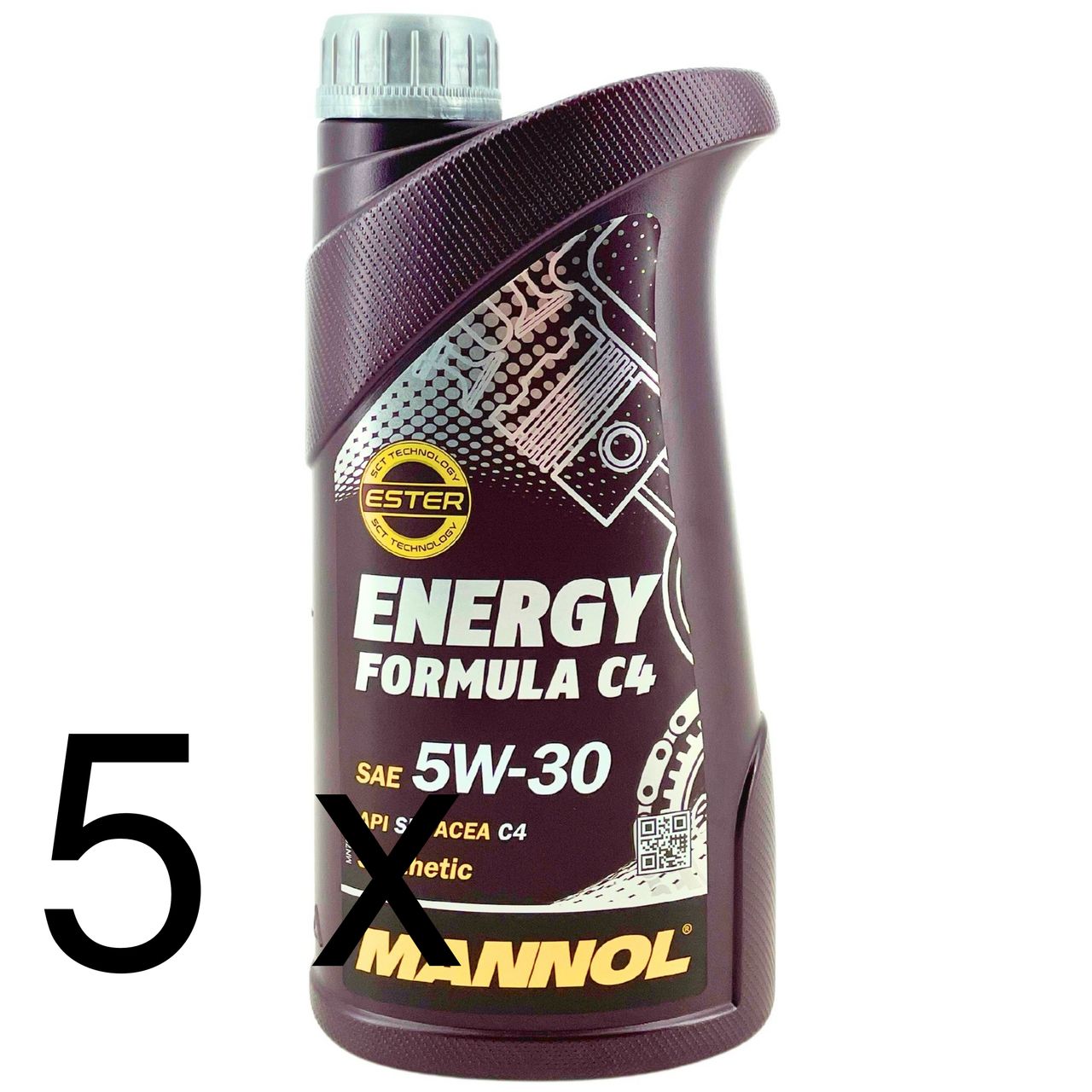 Mannol Energy Formula C4 5W-30 5x1 Liter