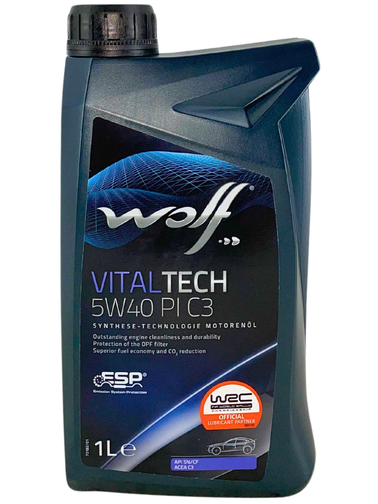 Wolf VitalTech 5W-40 PI C3 1 Liter