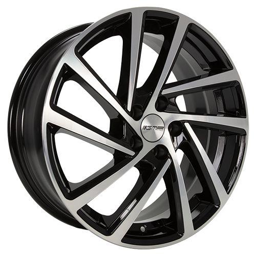 GMP WONDER schwarz diamantgeschliffen 6.5Jx16 5x112 ET45
