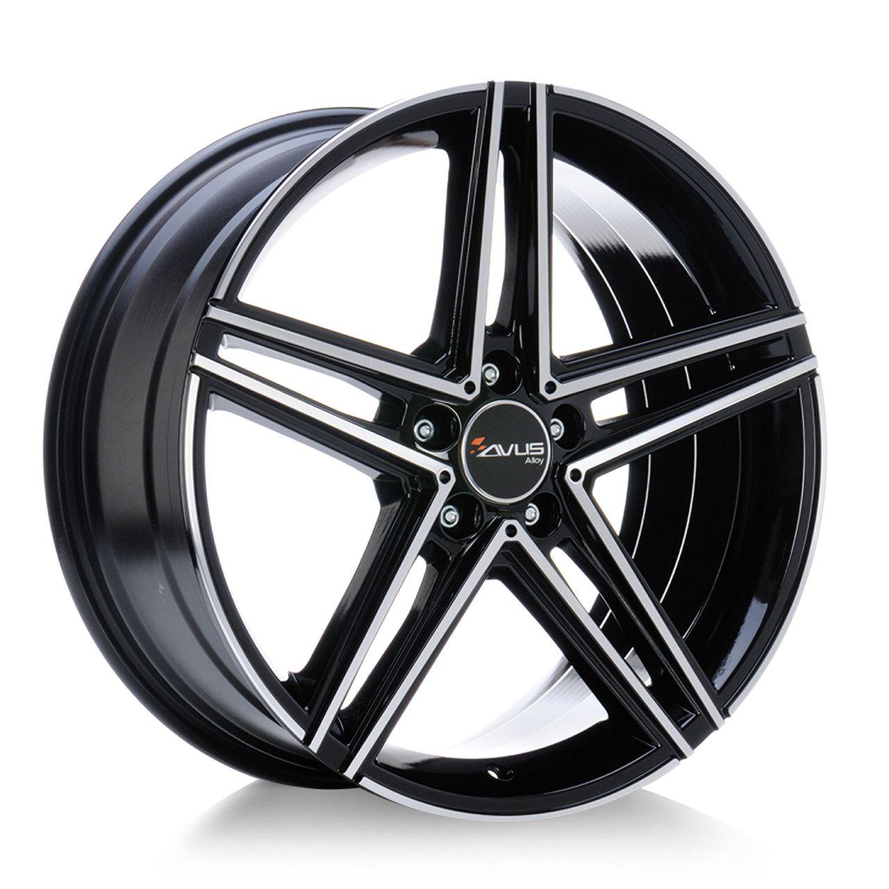 AVUS RACING AC-515K black polished 9.5Jx19 5x112 ET35