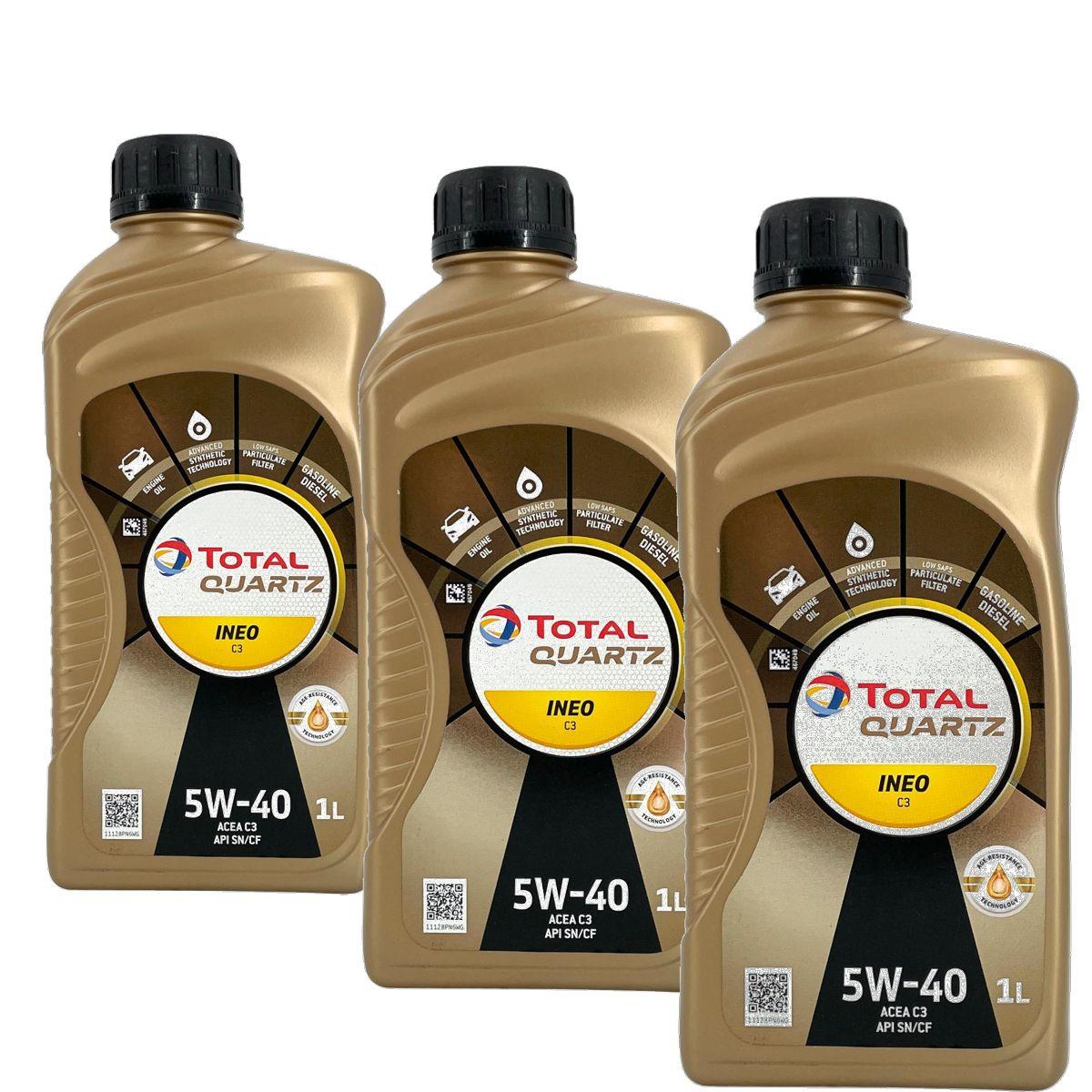 Total Quartz Ineo C3 5W-40 3x1 Liter