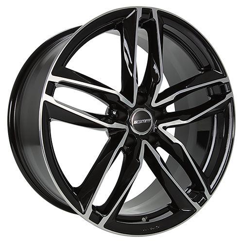 GMP ATOM schwarz diamantgeschliffen 9.0Jx20 5x112 ET25