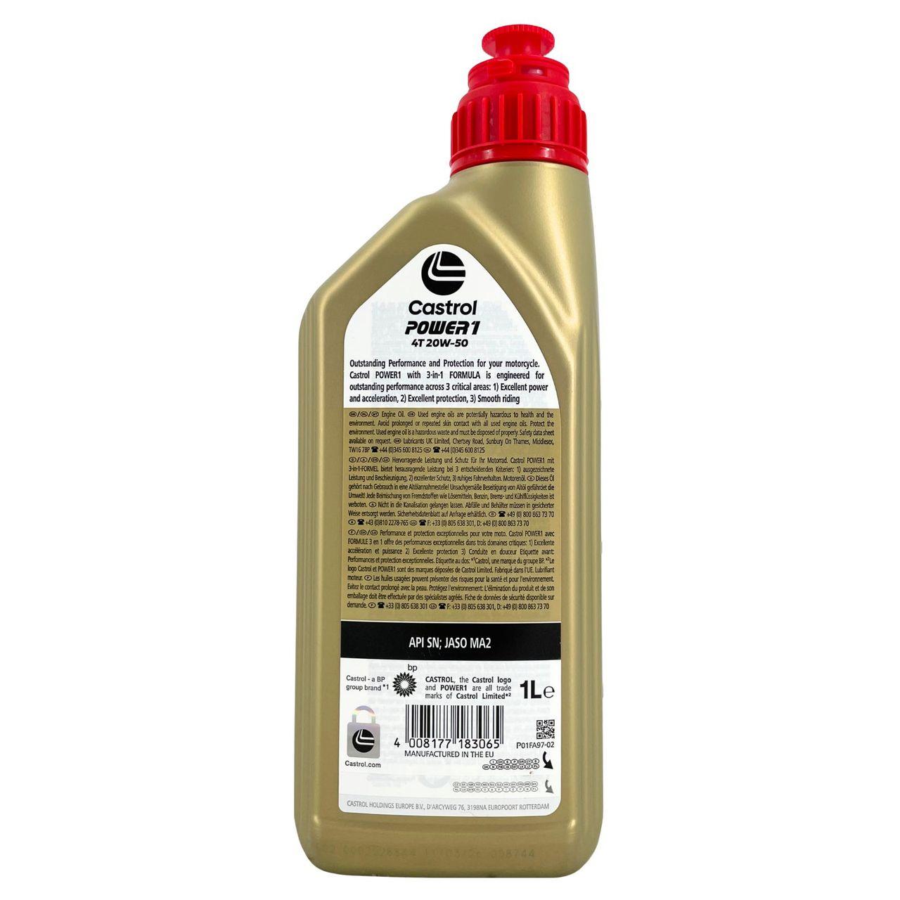 Castrol Power 1 4T 20W-50 1 Liter