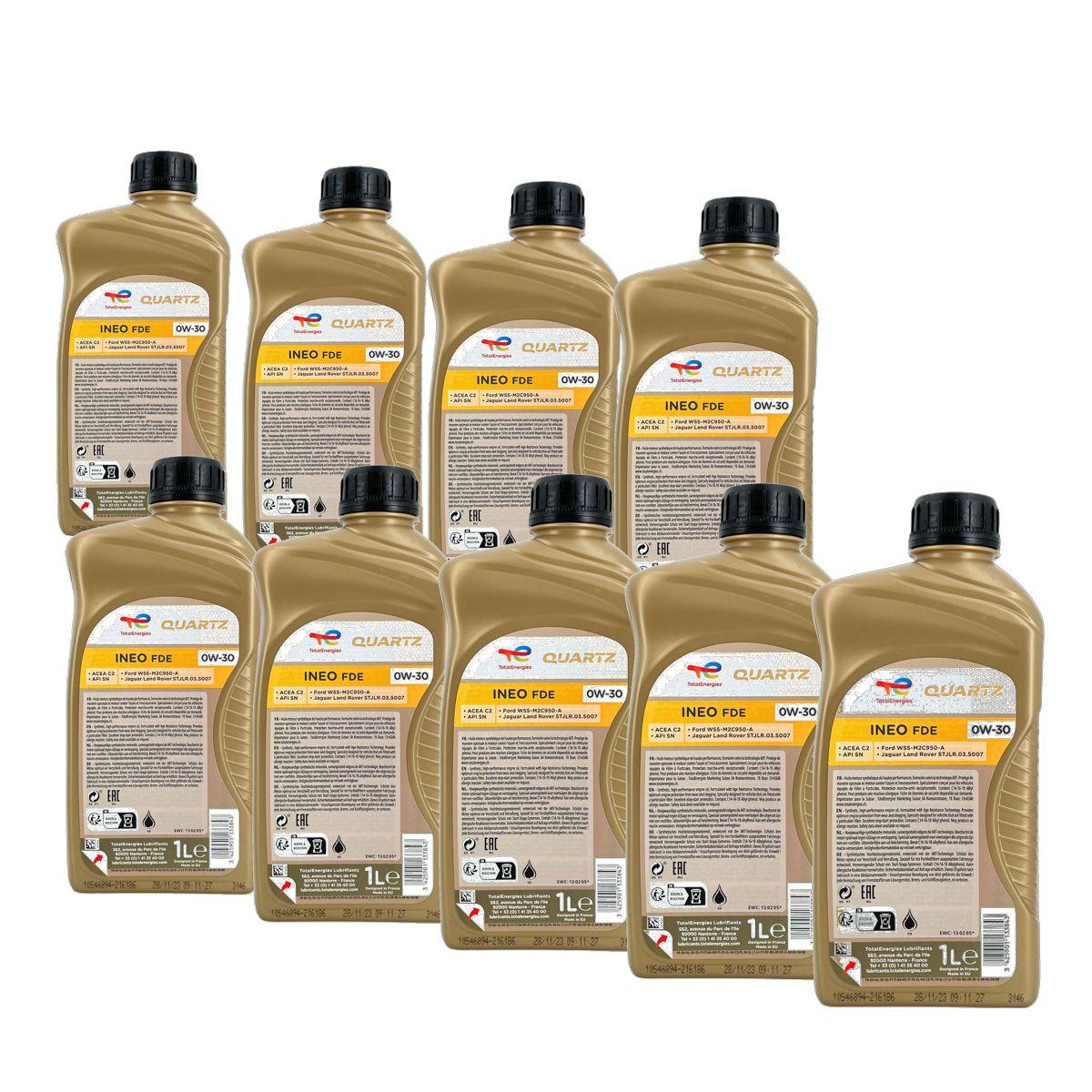 Total Quartz Ineo FDE 0W-30 9x1 Liter