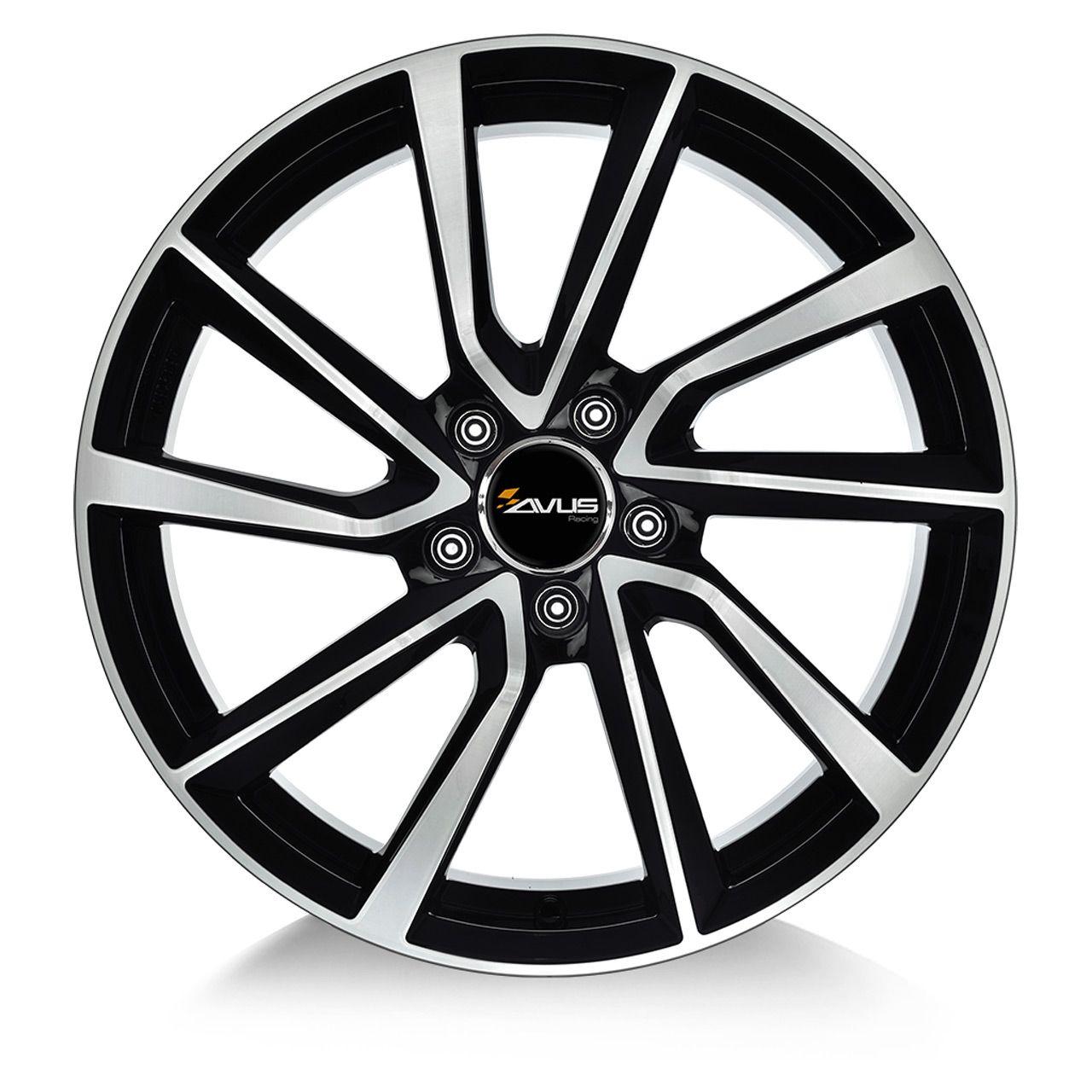 AVUS RACING AC-518 black polished 8.5Jx20 5x112 ET45