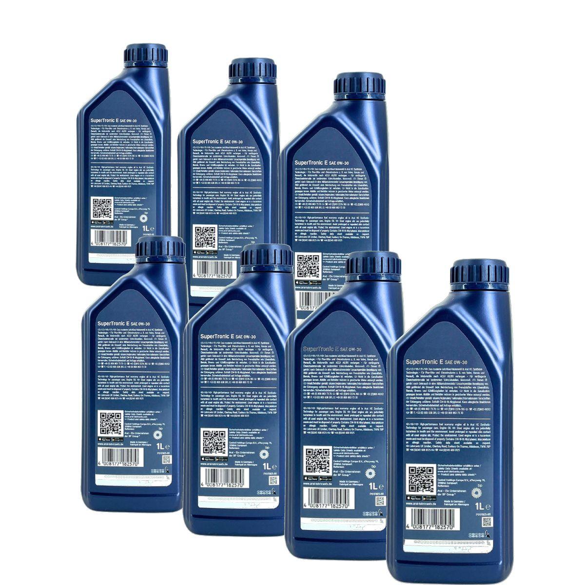 Aral SuperTronic E 0W-30 7x1 Liter