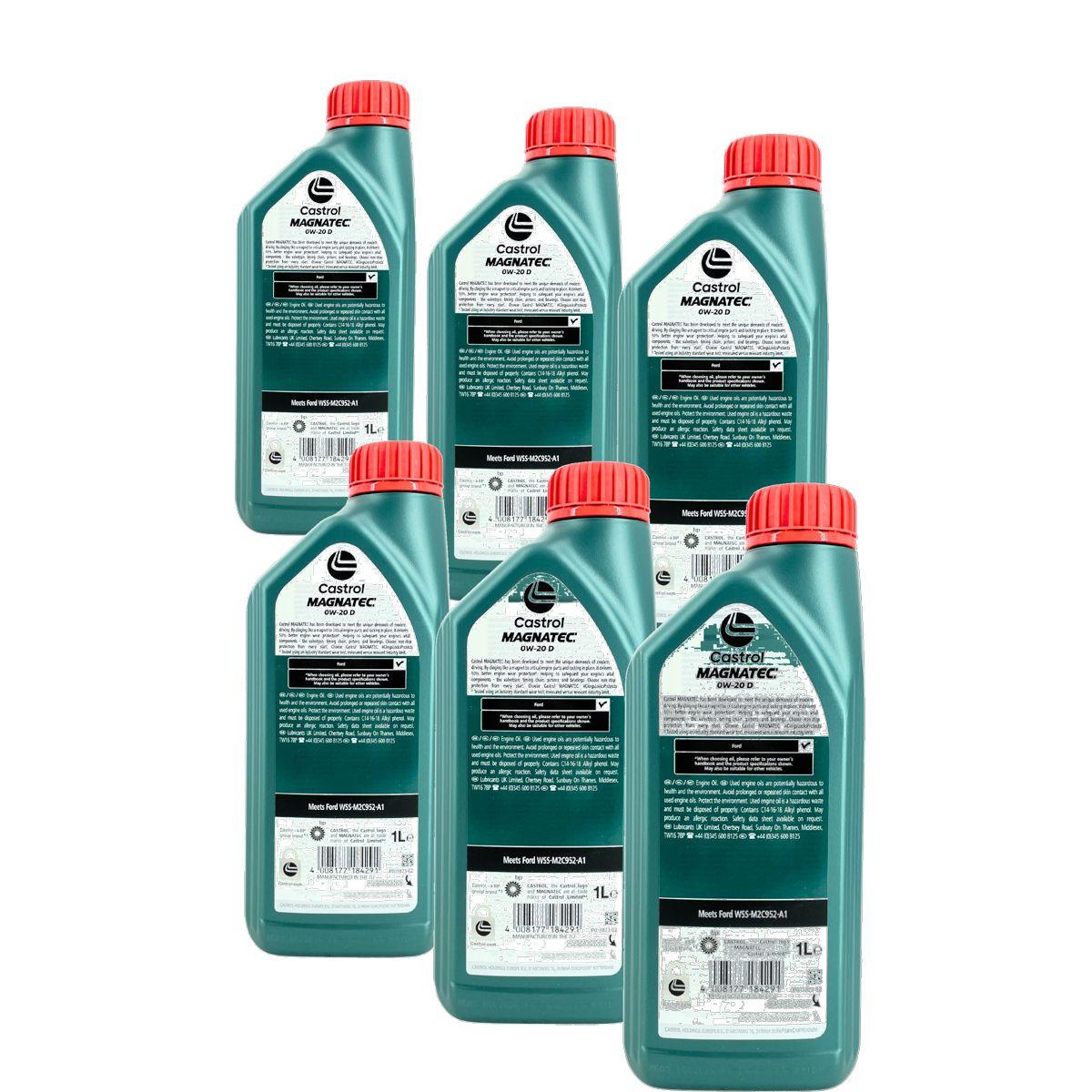 Castrol Magnatec Diesel 0W-20 6x1 Liter