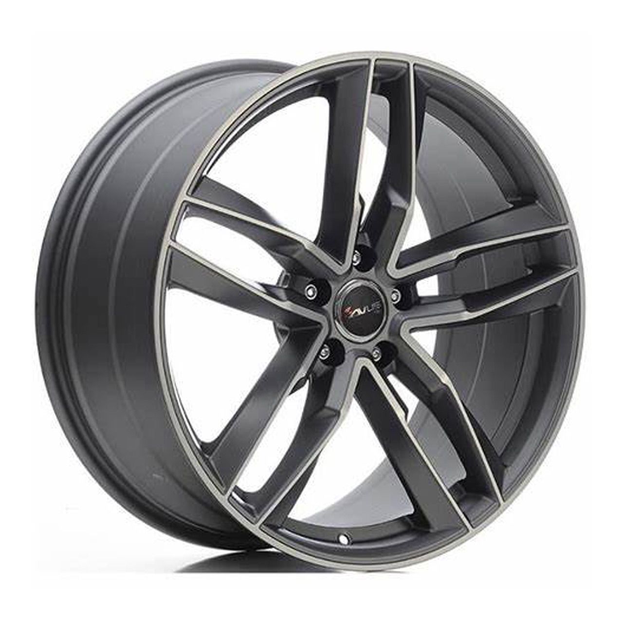 AVUS RACING AF16 matt anthracite polished 10.0Jx21 5x112 ET19