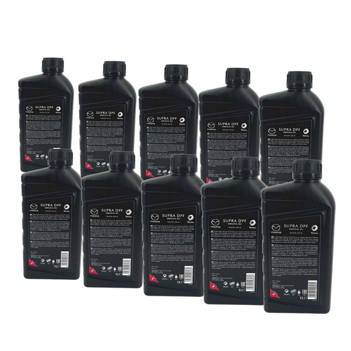 Mazda Original Oil Supra DPF Skyactiv-D 0W-30 10x1 Liter