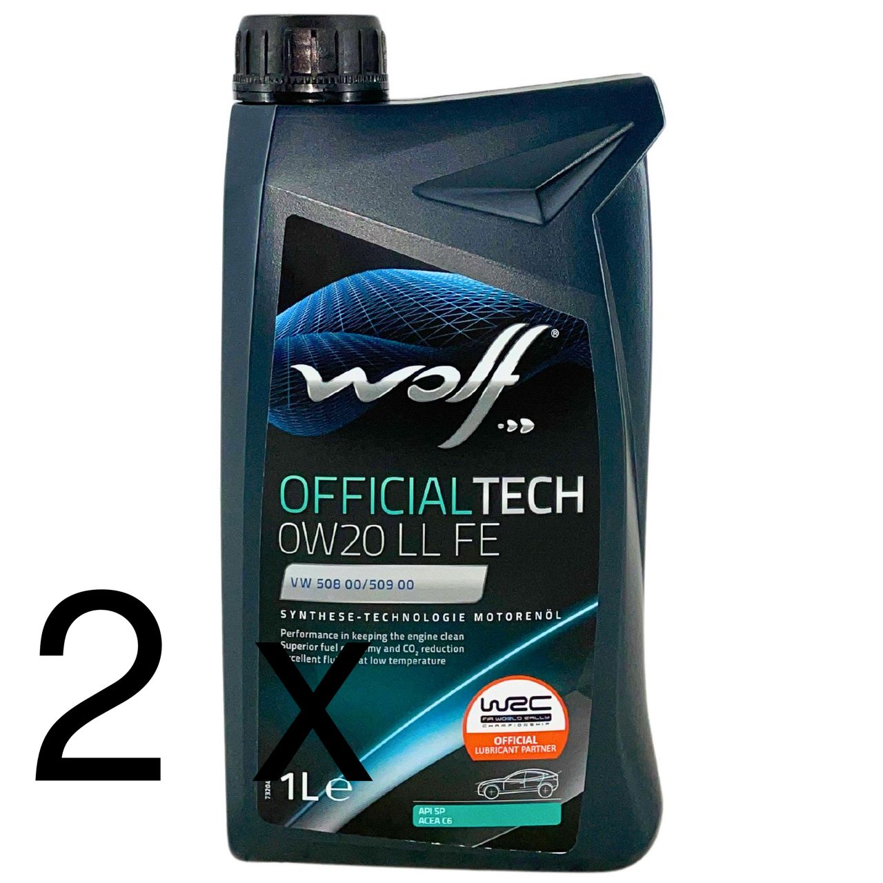 Wolf OfficialTech 0W-20 LL FE 2x1 Liter