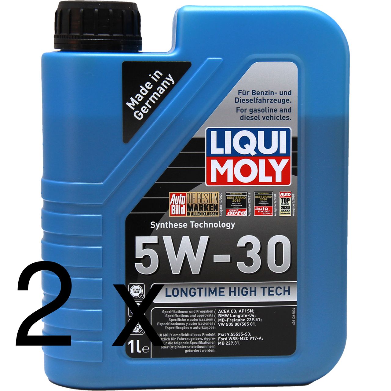 Liqui Moly Longtime High Tech 5W-30 2x1 Liter Liqui Moly Longtime High Tech 5W-30 2x1 Liter