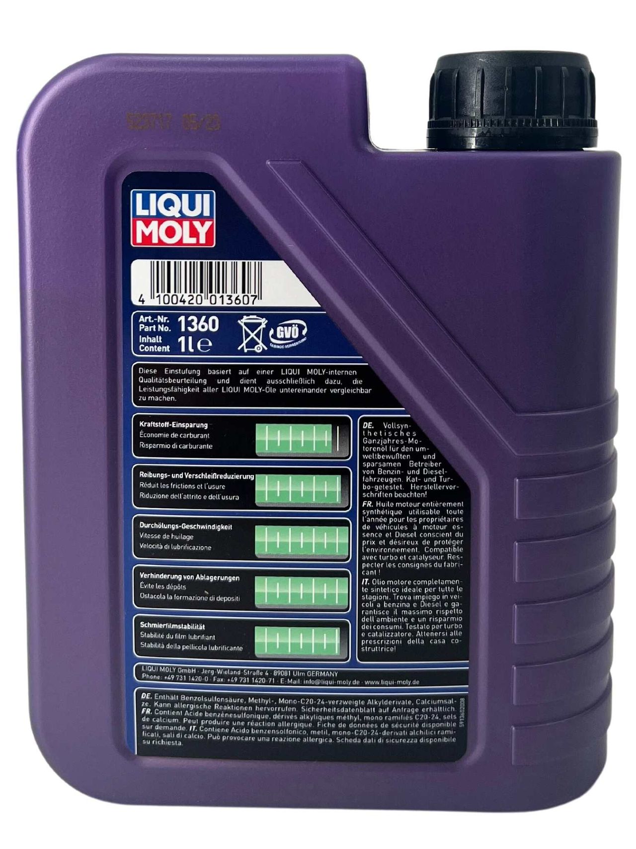 Liqui Moly Synthoil Energy 0W-40 1 Liter