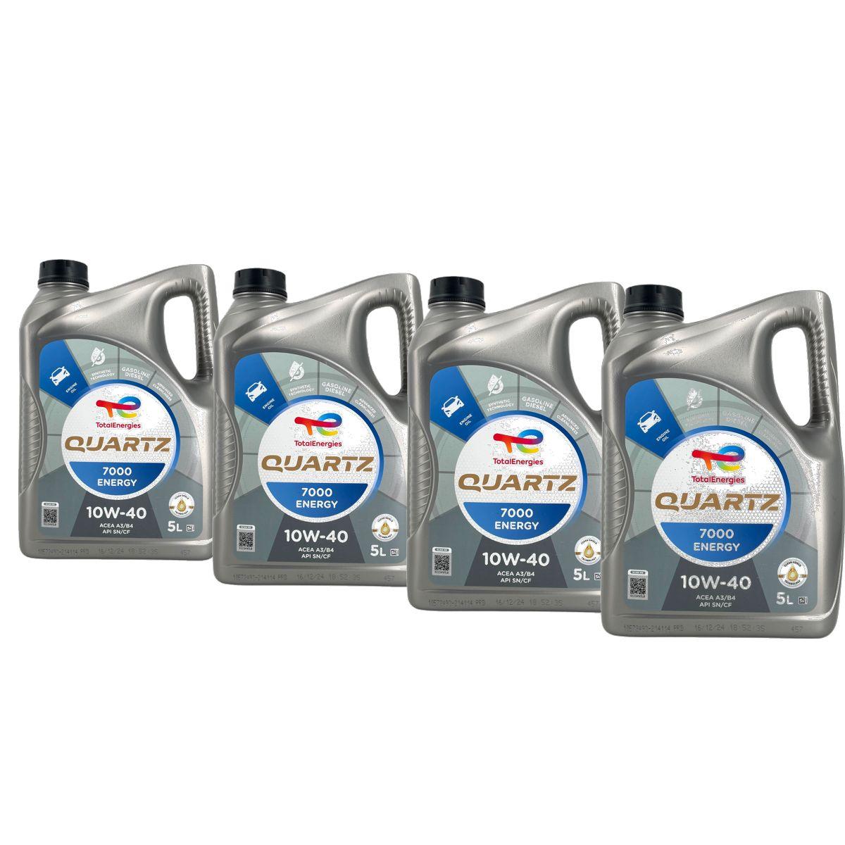 Total Quartz 7000 Energy 10W-40 4x5 Liter