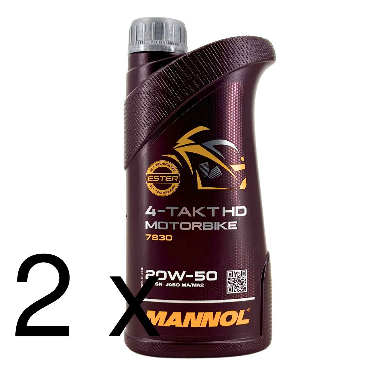 Mannol 4-Takt Motorbike HD 20W-50 2x1 Liter