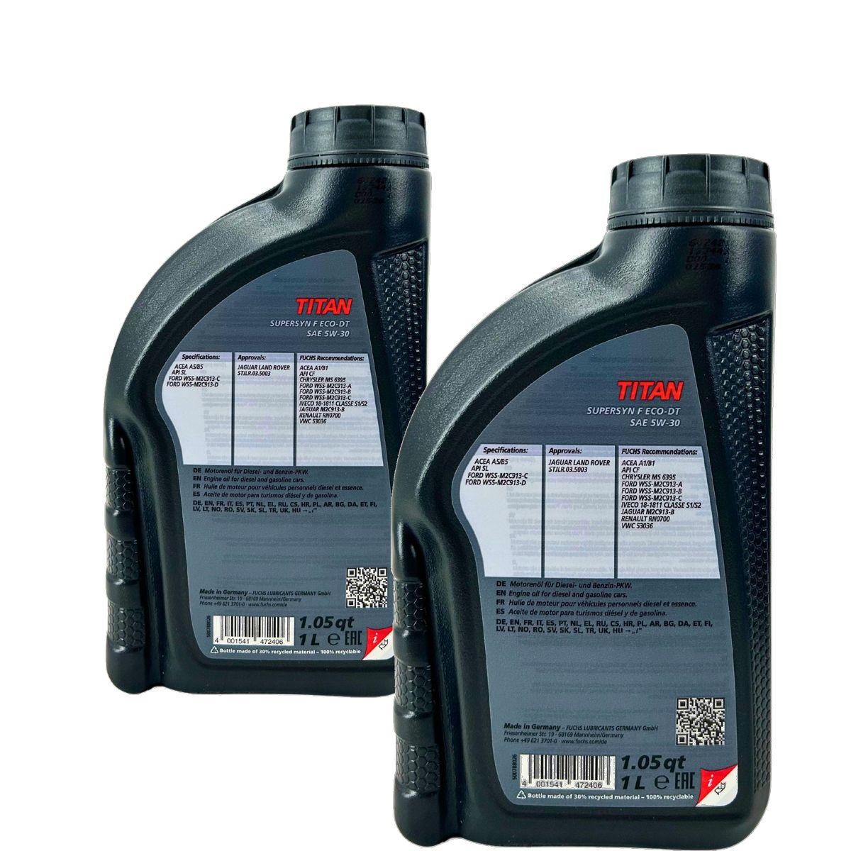 Fuchs Titan Supersyn F ECO-DT 5W-30 2x1 Liter