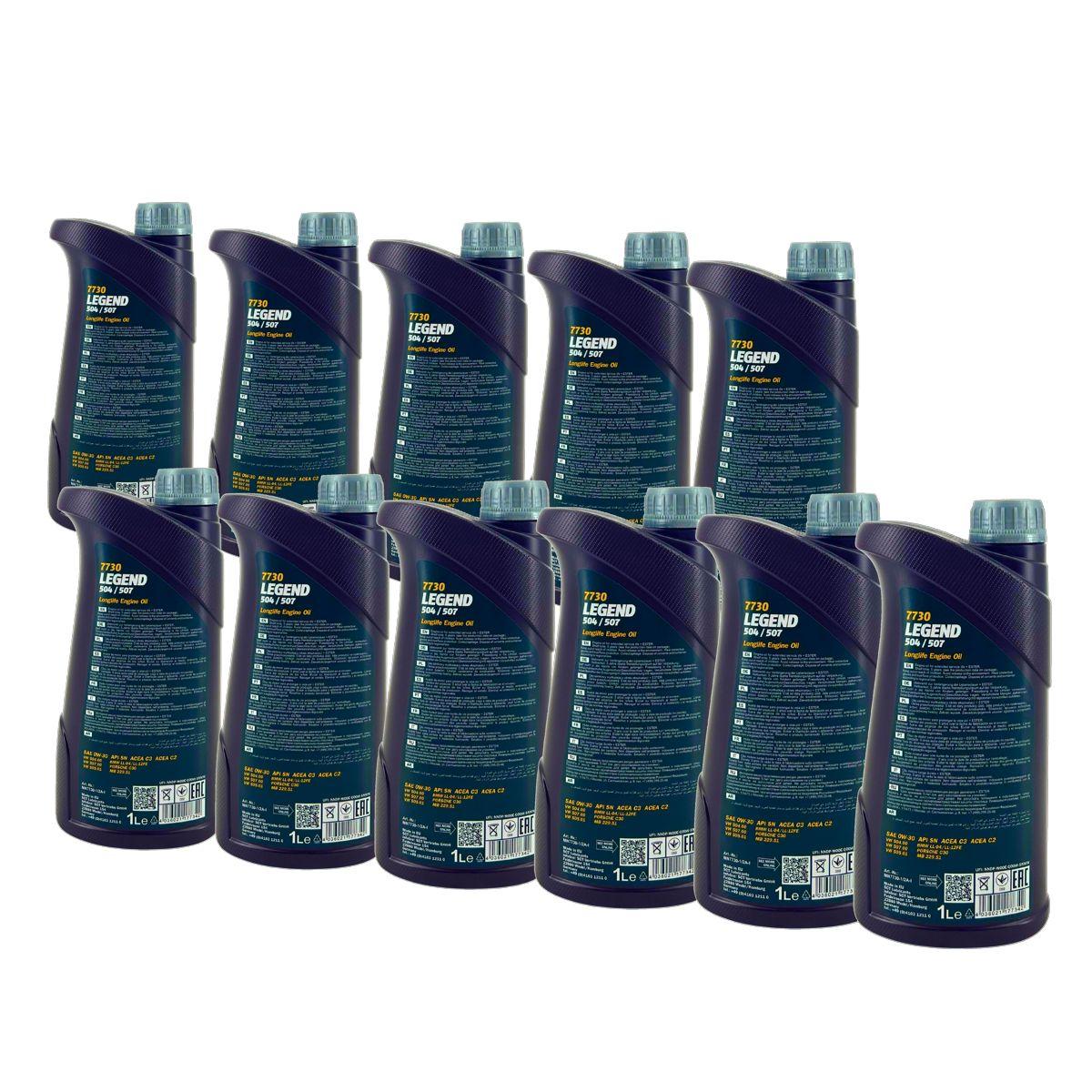 Mannol Legend 504/507 0W-30 11x1 Liter