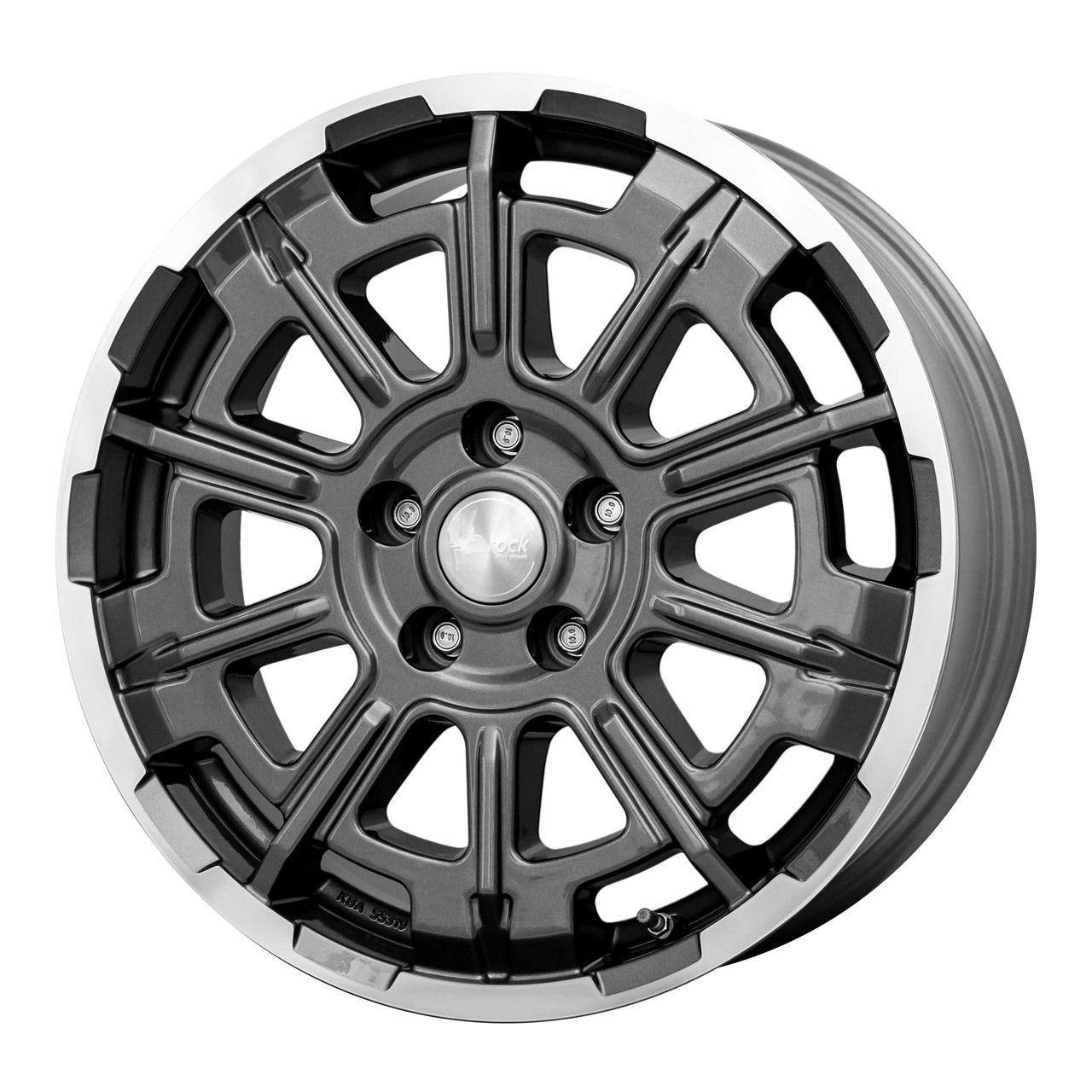 BROCK B45-5L himalaya grey voll-poliert (hgvp) 7.5Jx18 5x108 ET45