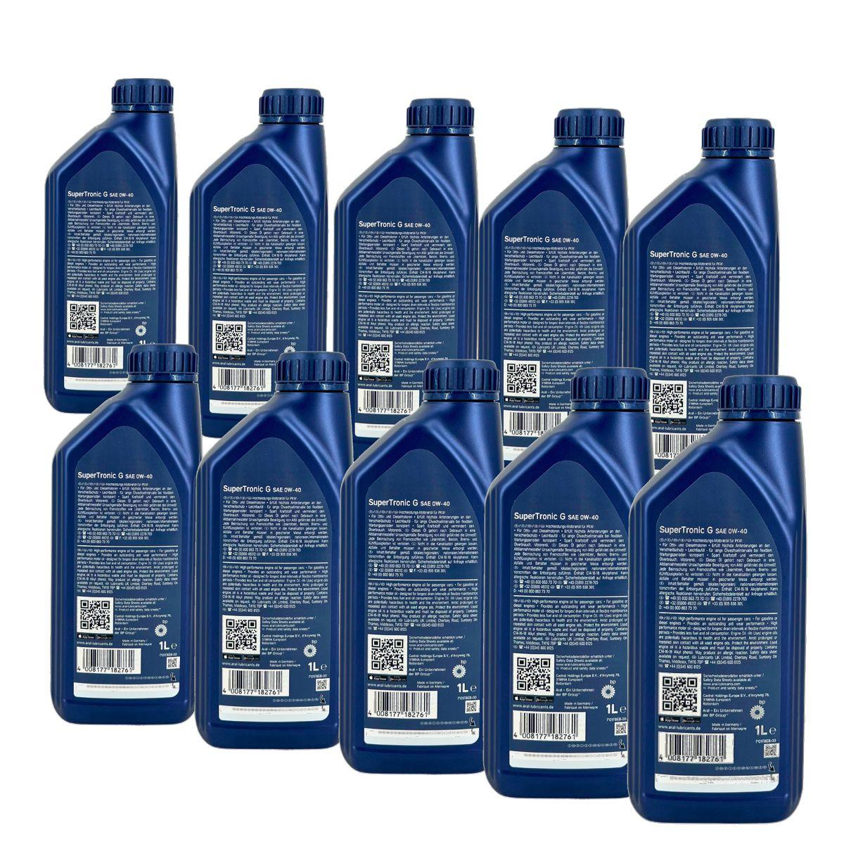 Aral SuperTronic G 0W-40 10x1 Liter