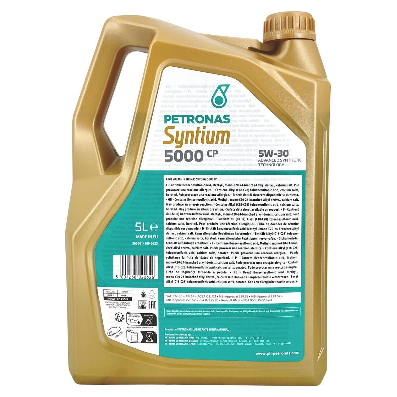 Petronas Syntium Prime CP 5W-30 5 Liter