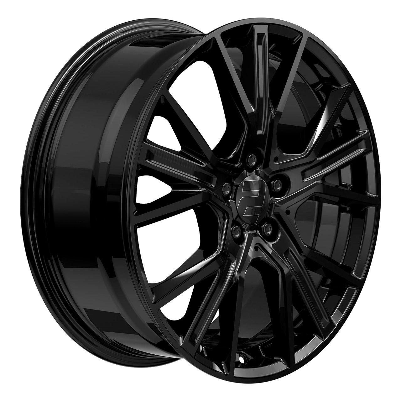 WHEELWORLD-2DRV WH34 black glossy painted 9.0Jx20 5x112 ET30