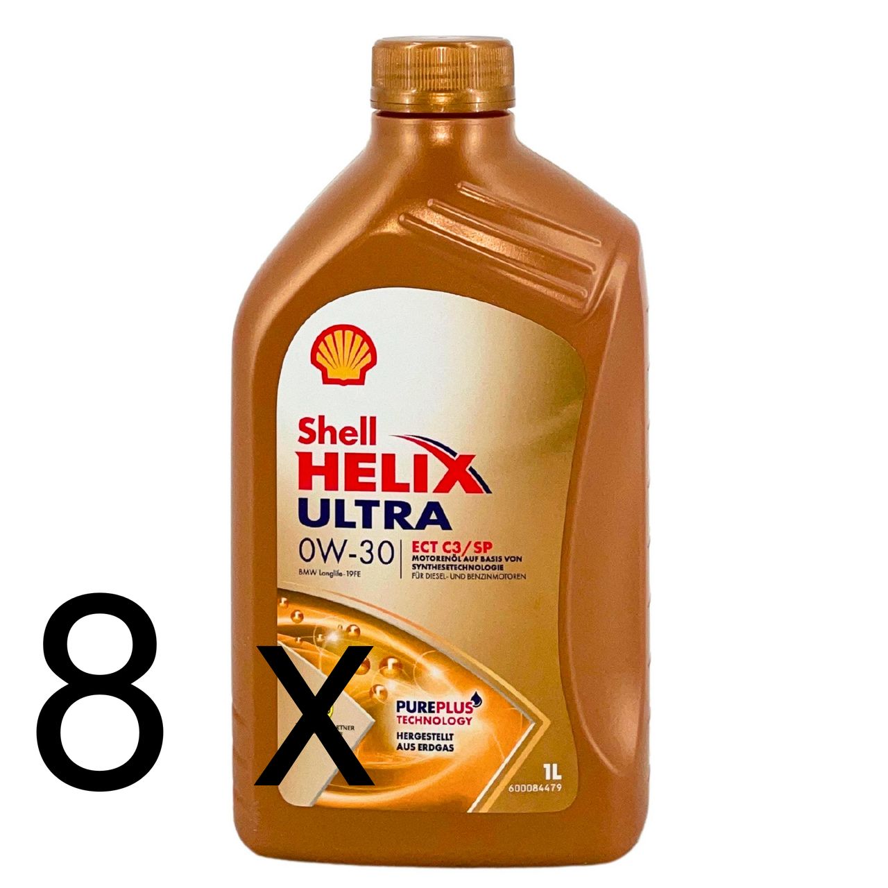 Shell Helix Ultra ECT C3 SP 0W-30 8x1 Liter
