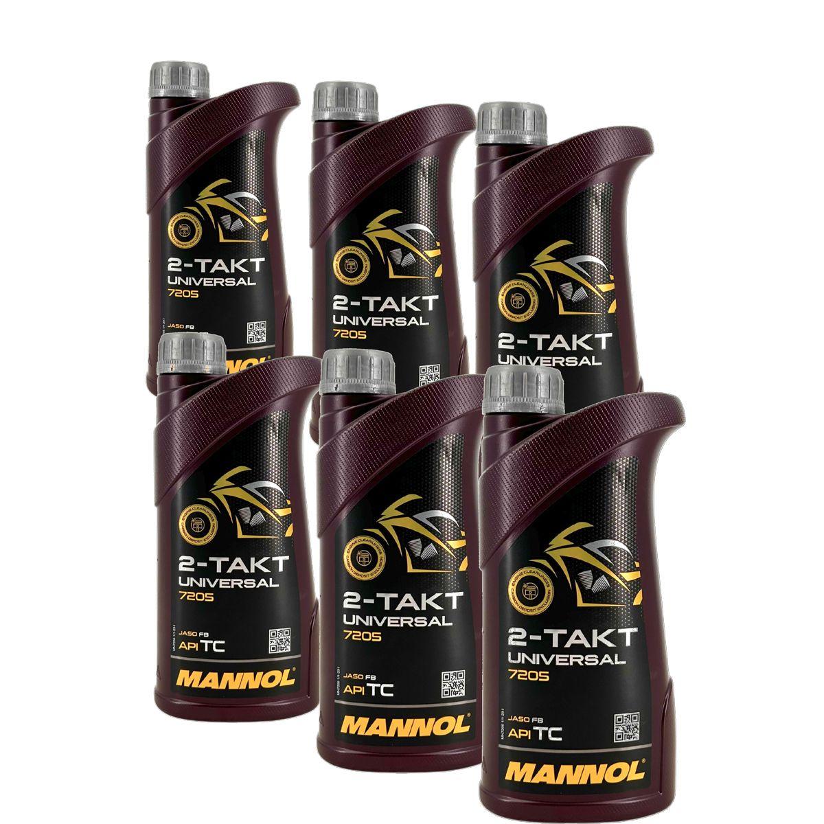 Mannol 2-Takt Universal 6x1 Liter