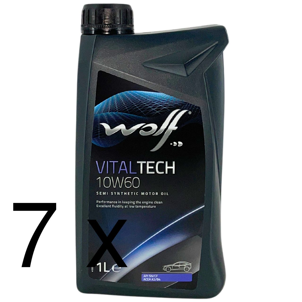 Wolf VitalTech 10W-60 7x1 Liter