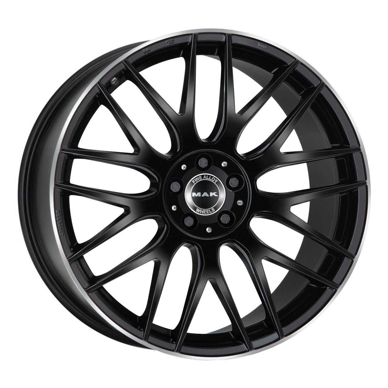 MAK ARROW gloss black mirror ring 10.0Jx21 5x112 ET22