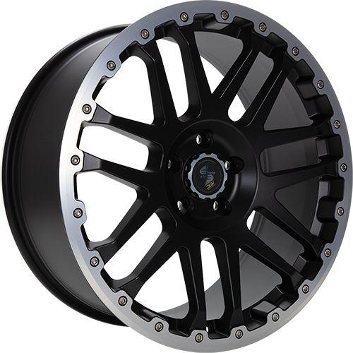 ETABETA COMBAT CV Black matt lip + cap polished 9.0Jx20 5x130 ET25