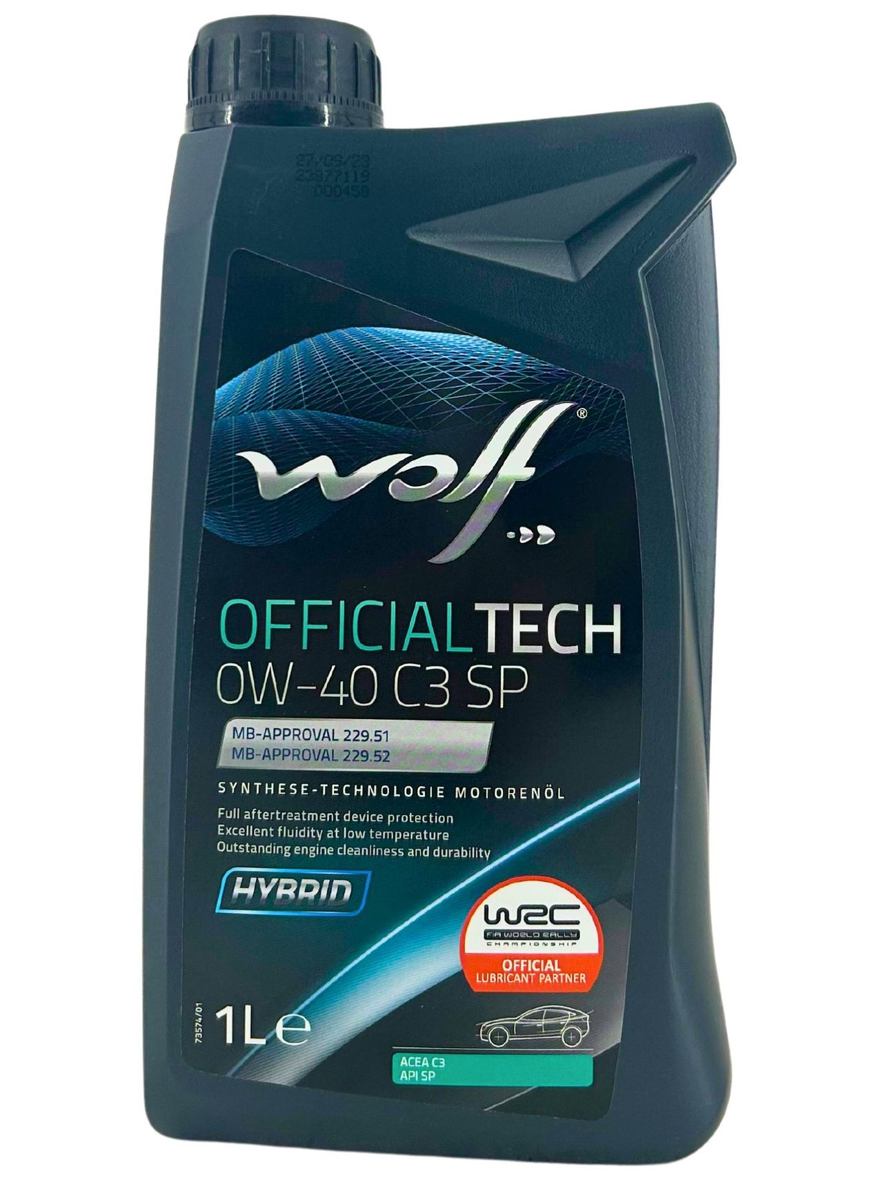 Wolf OfficialTech 0W-40 C3 SP 1 Liter